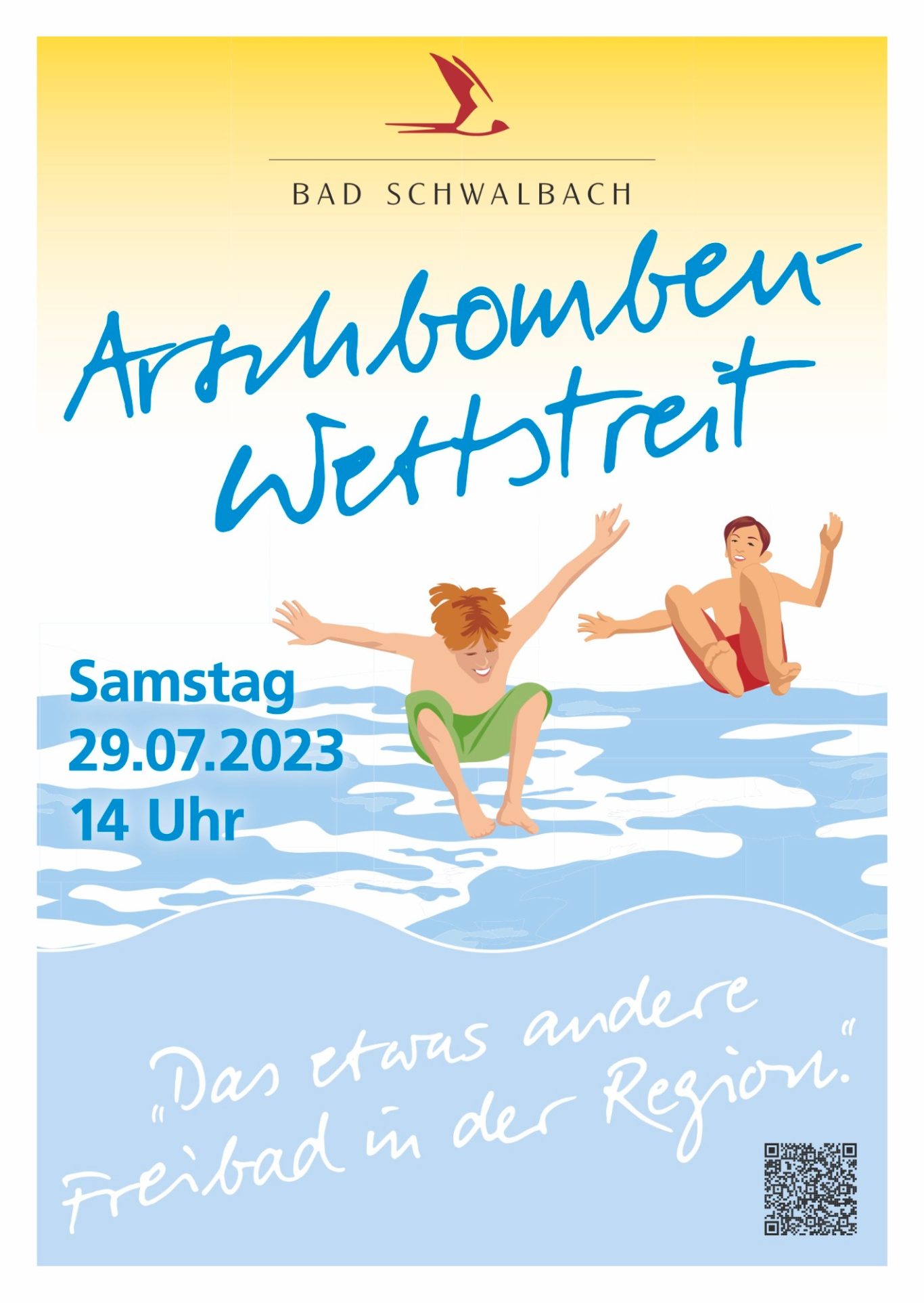 Plakat Freibad