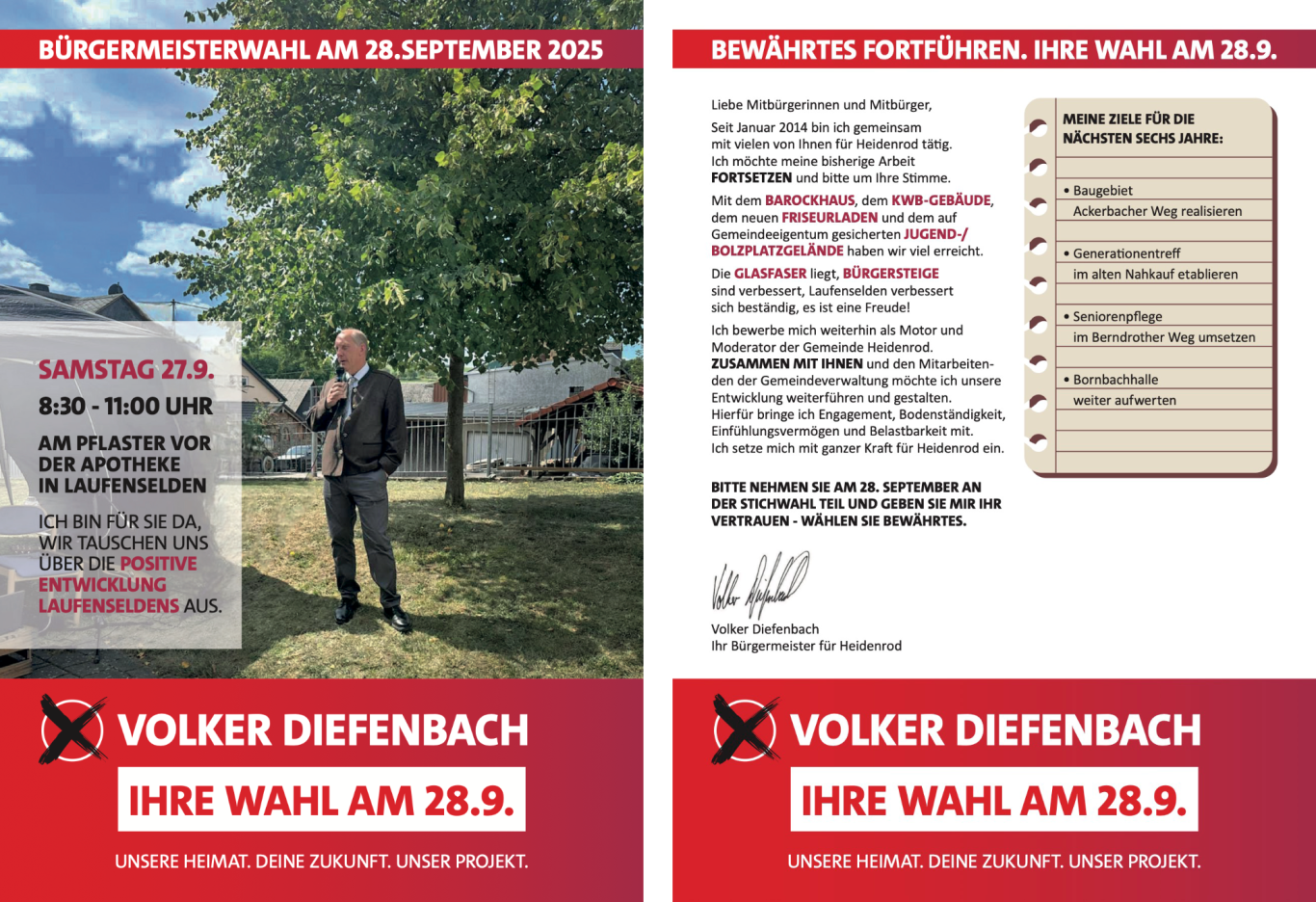 Flyer A4 beidseitig