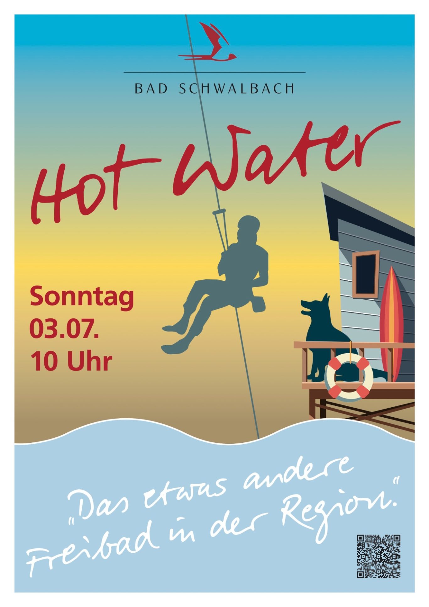 Plakat Freibad
