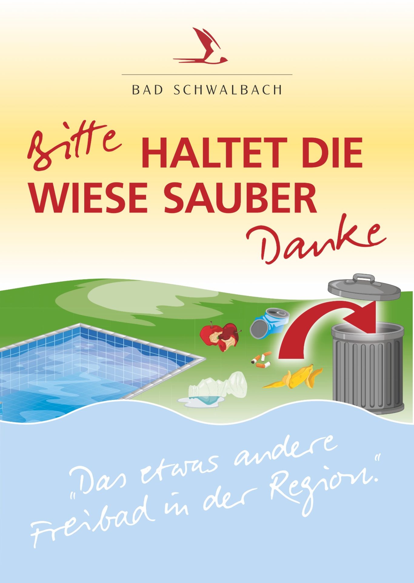 Schild Freibad