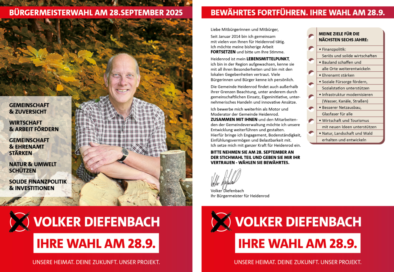 Flyer A4 beidseitig