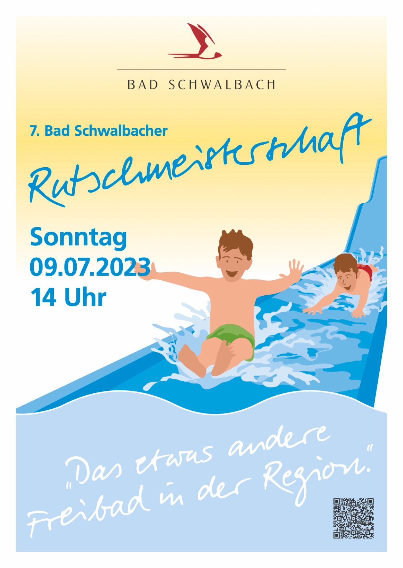 Plakat Freibad