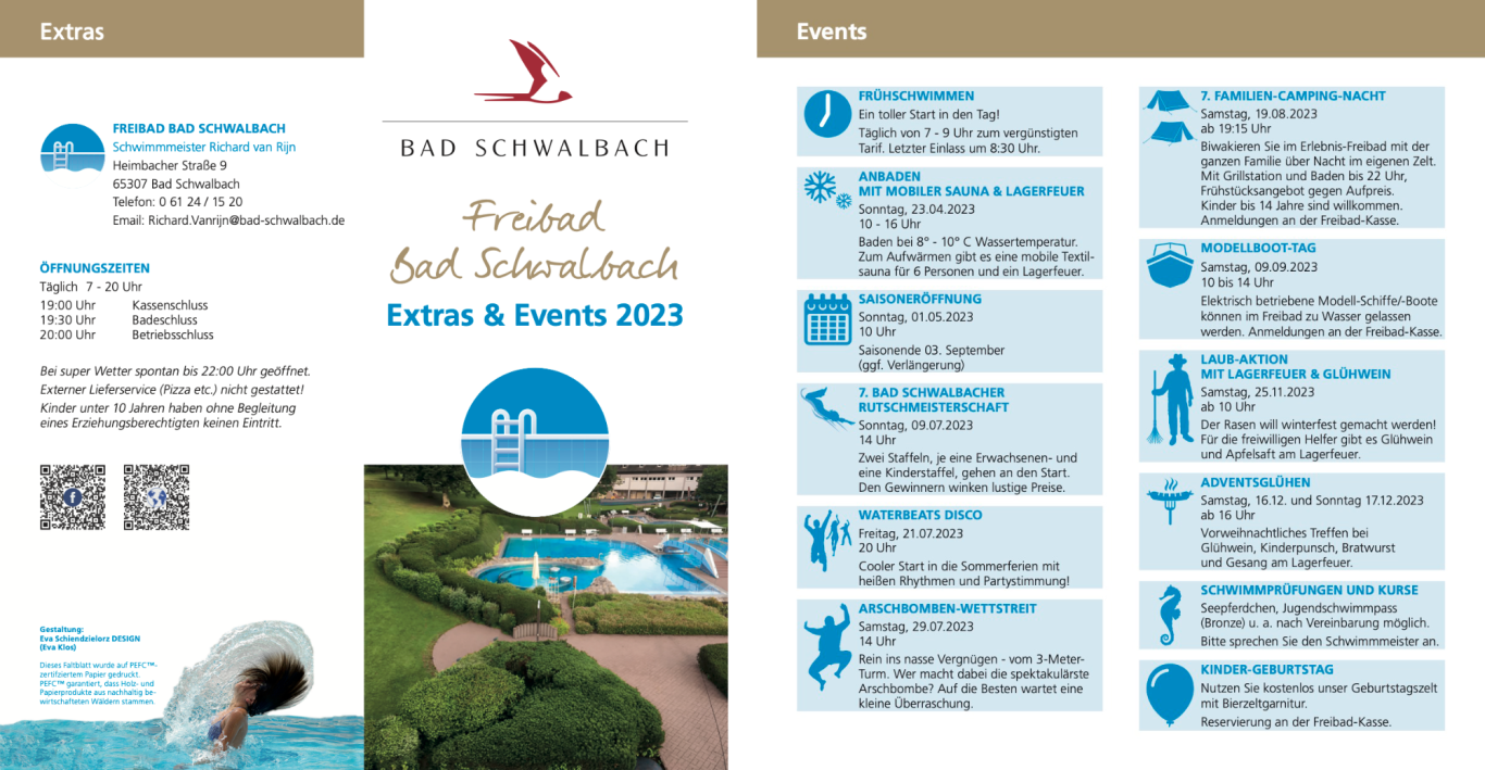Flyer Freibad